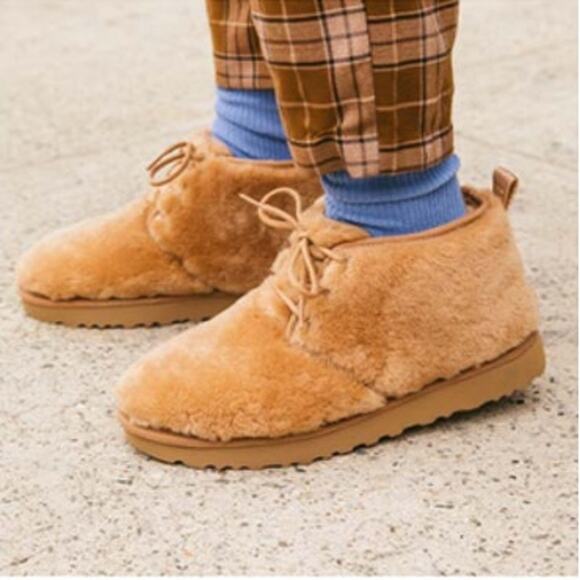 NWOT Ugg Neumel Cozy Boots Chestnut M/10-W/11.5 - Picture 2 of 9